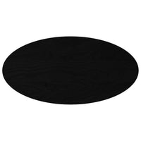 Piano Tavolo Marrone Scuro 100x50x2 cm in Rovere Massello Ovale 4009054