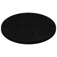 Piano Tavolo Marrone Scuro 100x50x2 cm in Rovere Massello Ovale