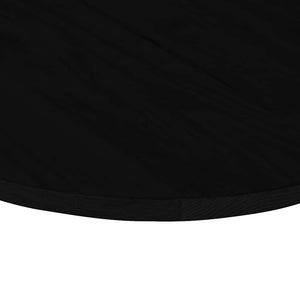 Piano Tavolo Marrone Scuro 100x50x2 cm in Rovere Massello Ovale