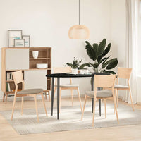 Piano Tavolo Marrone Scuro 120x60x2 cm in Rovere Massello Ovale