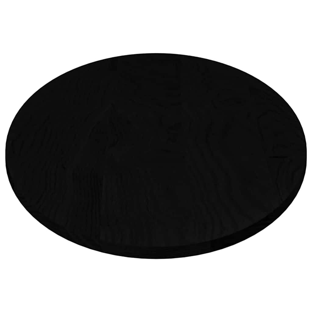 Piano Tavolo Marrone Scuro 140x60x2 cm in Rovere Massello Ovale 4009056