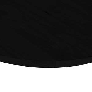 Piano Tavolo Marrone Scuro 140x60x2 cm in Rovere Massello Ovale 4009056