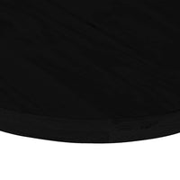 Piano Tavolo Marrone Scuro 140x60x4 cm in Rovere Massello Ovale