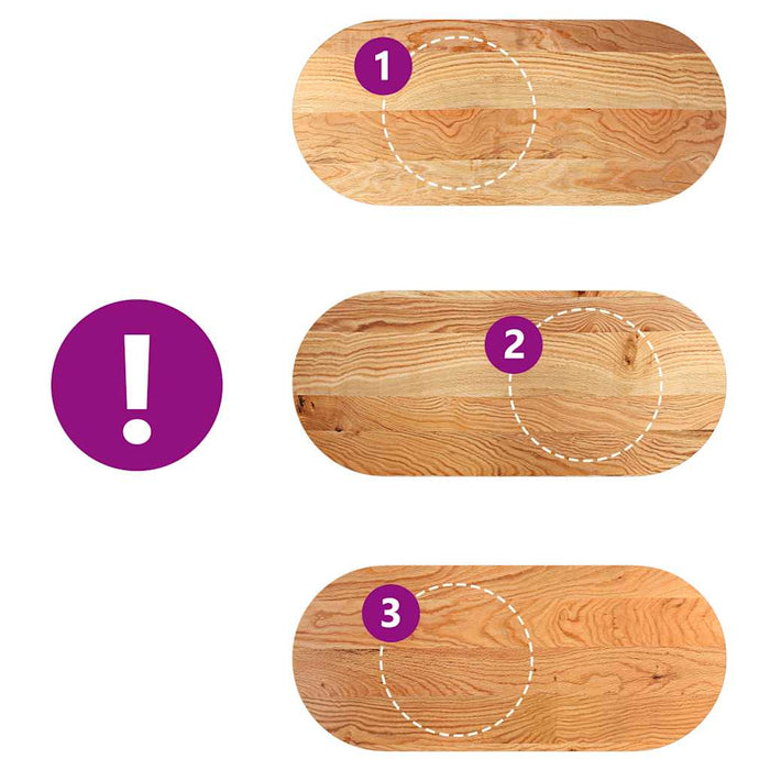 vidaXL Piano Tavolo Marrone Chiaro 140x60x2cm in Rovere Massello Ovale