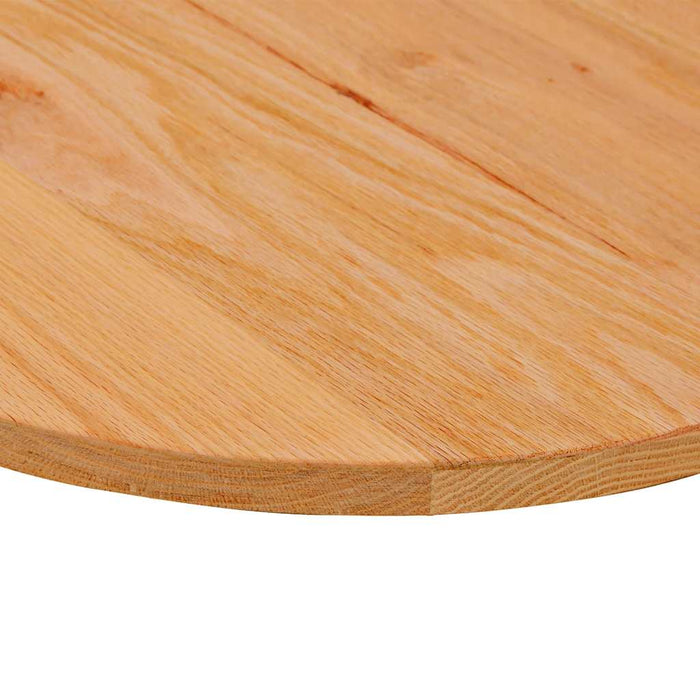 Piano Tavolo Marrone Chiaro 140x60x2cm in Rovere Massello Ovale 4009072