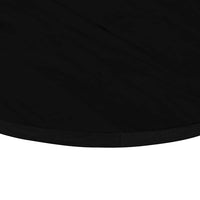 Piano Tavolo Marrone Scuro 80x40x2 cm in Rovere Massello Ovale 4009077