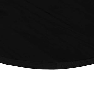 Piano Tavolo Marrone Scuro 80x40x2 cm in Rovere Massello Ovale 4009077