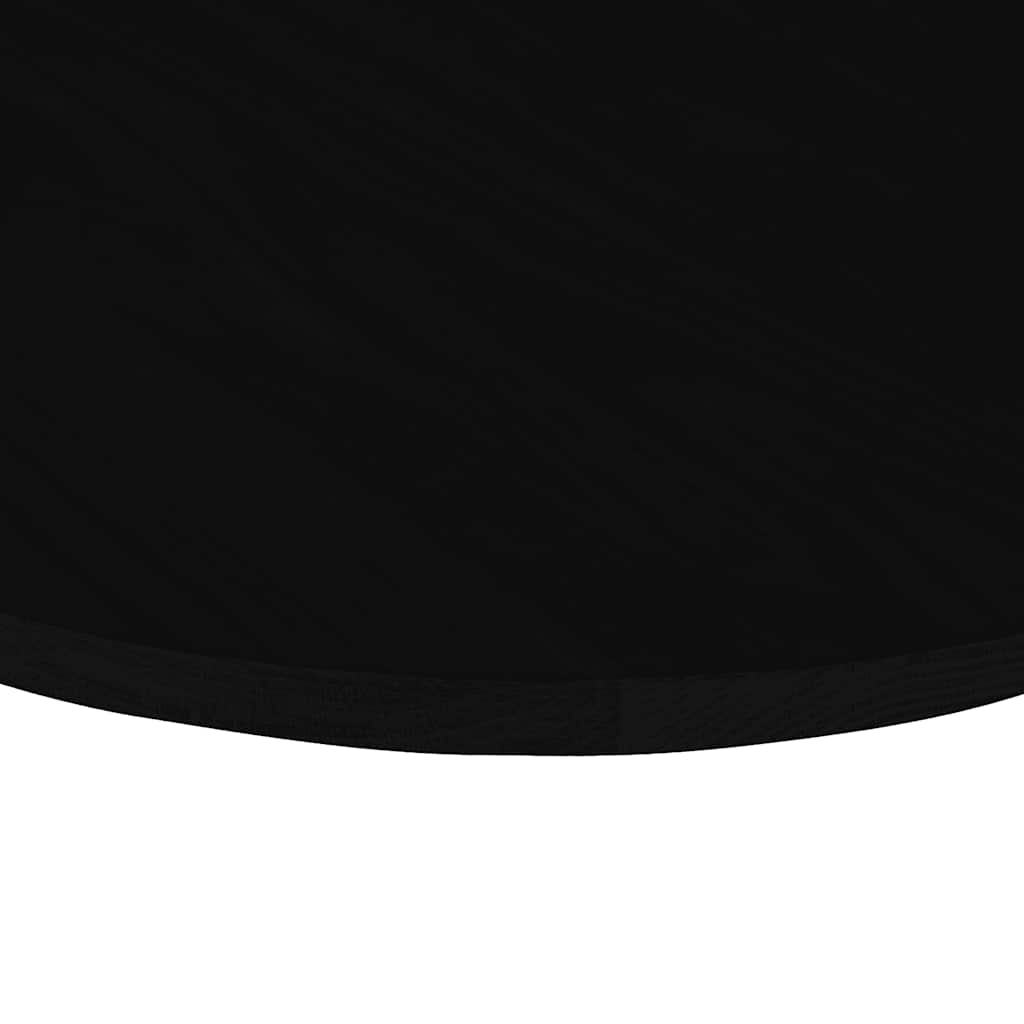 Piano Tavolo Marrone Scuro 100x50x2 cm in Rovere Massello Ovale 4009078