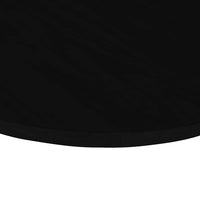 Piano Tavolo Marrone Scuro 100x50x2 cm in Rovere Massello Ovale 4009078