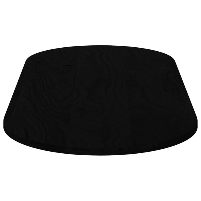 Piano Tavolo Marrone Scuro 140x60x2 cm in Rovere Massello Ovale 4009080