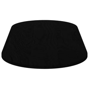 Piano Tavolo Marrone Scuro 140x60x2 cm in Rovere Massello Ovale