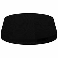 Piano Tavolo Marrone Scuro 80x40x4 cm in Rovere Massello Ovale 4009081