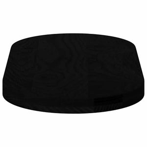 Piano Tavolo Marrone Scuro 80x40x4 cm in Rovere Massello Ovale 4009081