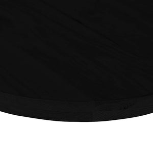 Piano Tavolo Marrone Scuro 100x50x4 cm in Rovere Massello Ovale 4009082