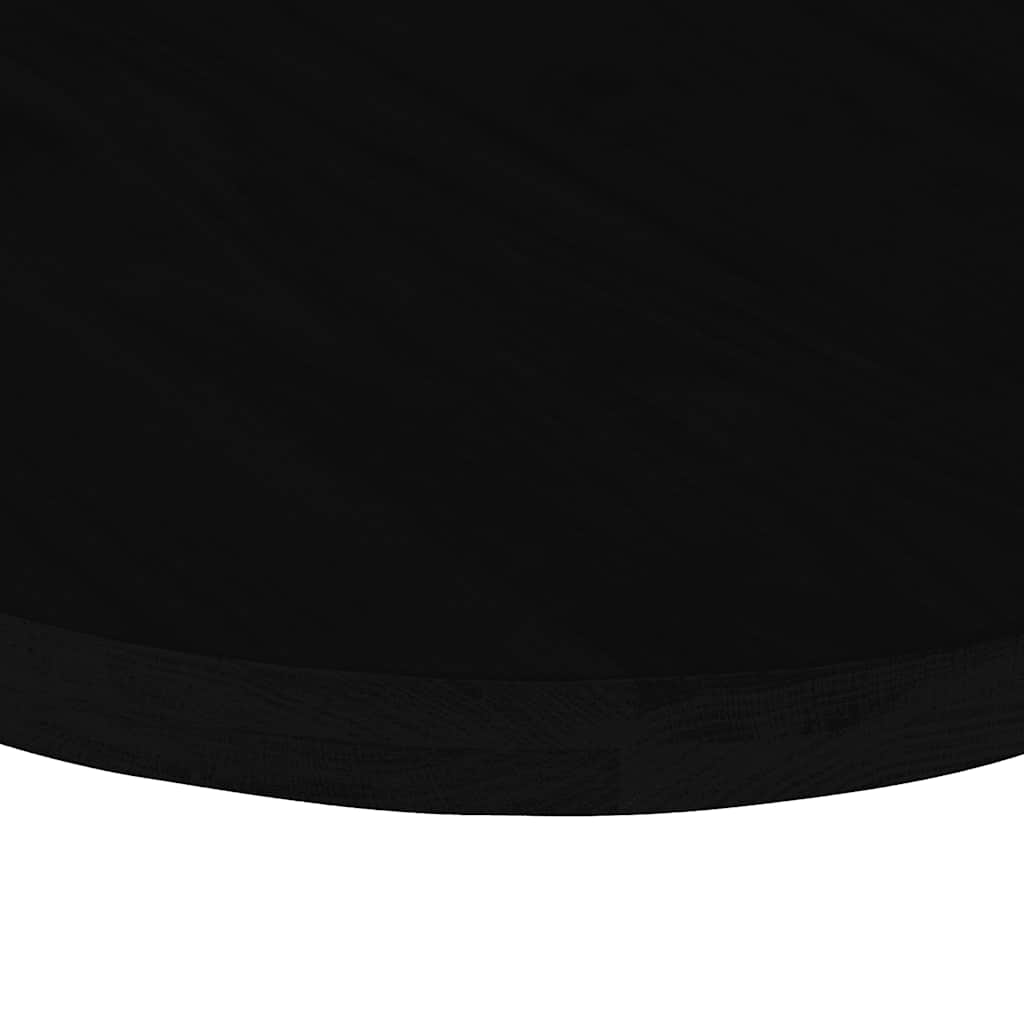 Piano Tavolo Marrone Scuro 120x60x4 cm in Rovere Massello Ovale 4009083