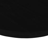 Piano Tavolo Marrone Scuro 120x60x4 cm in Rovere Massello Ovale 4009083