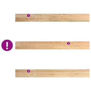 vidaXL Davanzali 2 pz Non Trattati 140x15x2cm Legno Massello di Rovere