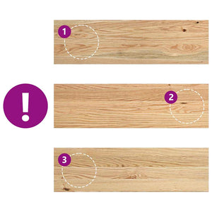 vidaXL Davanzali 2 pz Non Trattati 70x20x2 cm Legno Massello di Rovere