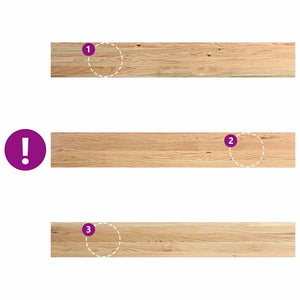 vidaXL Davanzali 2 pz Non Trattati 140x20x2cm Legno Massello di Rovere