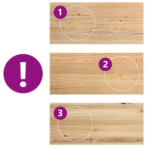 Davanzali 2 pz Non Trattati 90x40x2 cm Legno Massello di Rovere