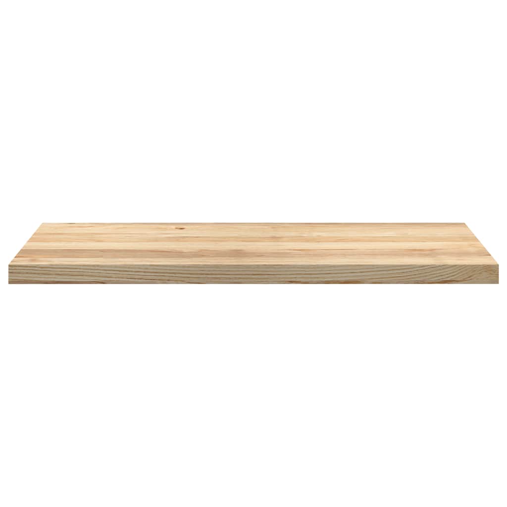 Davanzali 2 pz Non Trattati 100x40x2cm Legno Massello di Rovere 4009120