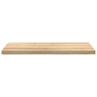 Davanzali 2 pz Non Trattati 100x40x2cm Legno Massello di Rovere 4009120