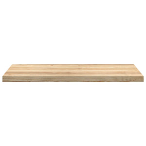 Davanzali 2 pz Non Trattati 100x40x2cm Legno Massello di Rovere 4009120
