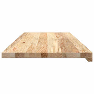 vidaXL Davanzali 2 pz Non Trattati 100x40x2cm Legno Massello di Rovere