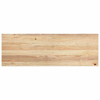 Davanzali 2 pz Non Trattati 120x40x2cm Legno Massello di Rovere 4009122