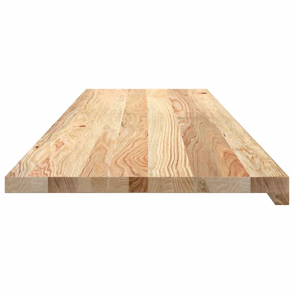 vidaXL Davanzali 2 pz Non Trattati 140x40x2cm Legno Massello di Rovere