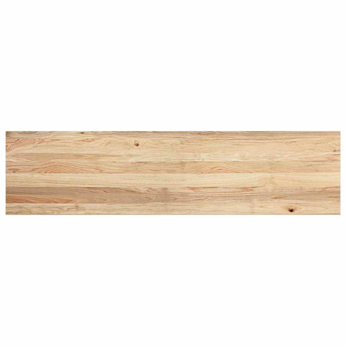 Davanzali 2 pz Non Trattati 160x40x2cm Legno Massello di Rovere 4009124