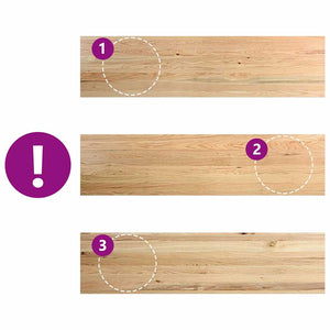 Davanzali 2 pz Non Trattati 160x40x2cm Legno Massello di Rovere 4009124