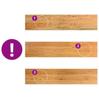 vidaXL Davanzali 2 pz Marrone Chiaro 70x15x2 cm Legno Massello Rovere