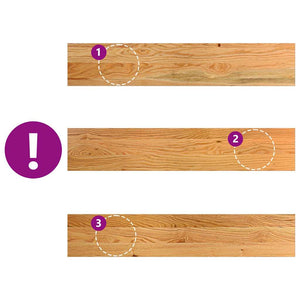 Davanzali 2 pz Marrone Chiaro 80x15x2 cm Legno Massello Rovere