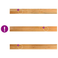 Davanzali 2 pz Marrone Chiaro 140x15x2 cm Legno Massello Rovere 4009131