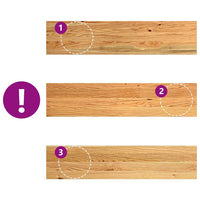 Davanzali 2 pz Marrone Chiaro 90x20x2 cm Legno Massello Rovere 4009135