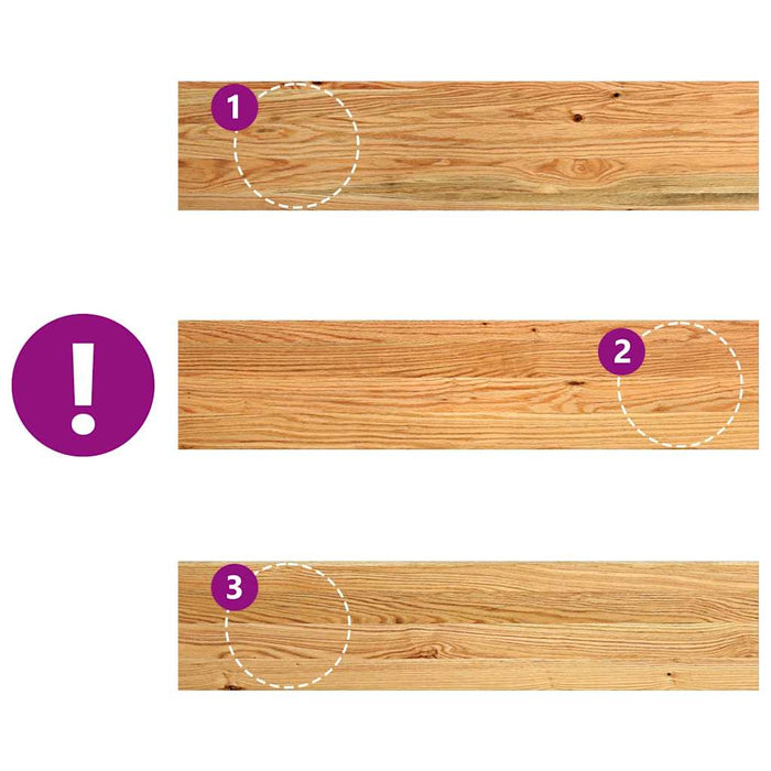 vidaXL Davanzali 2 pz Marrone Chiaro 90x20x2 cm Legno Massello Rovere