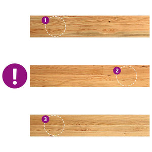 Davanzali 2 pz Marrone Chiaro 110x20x2cm Legno Massello Rovere 4009137