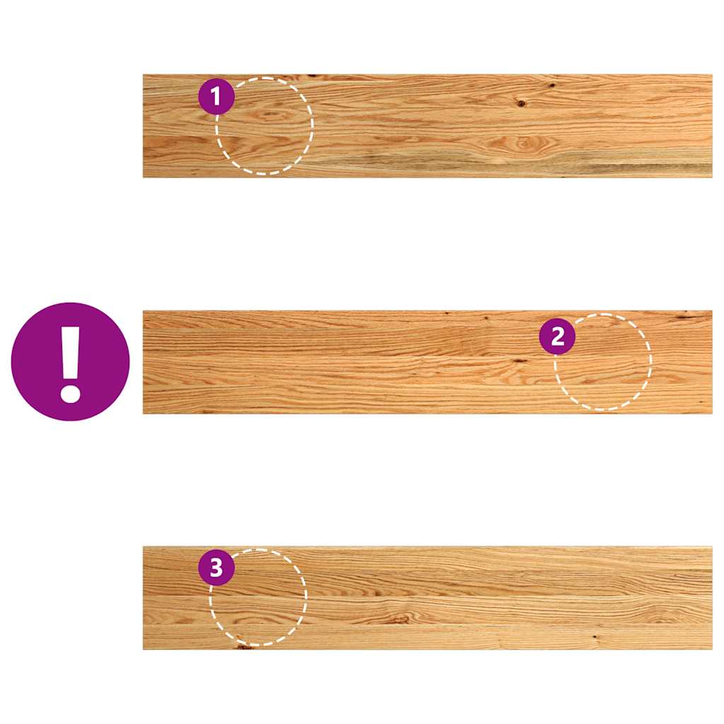 vidaXL Davanzali 2 pz Marrone Chiaro 110x20x2cm Legno Massello Rovere