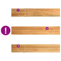 vidaXL Davanzali 2 pz Marrone Chiaro 120x20x2cm Legno Massello Rovere