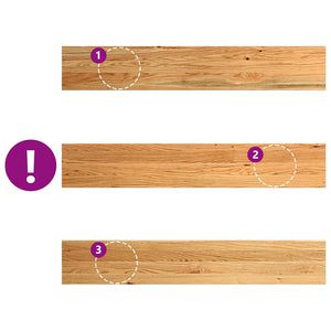 vidaXL Davanzali 2 pz Marrone Chiaro 120x20x2cm Legno Massello Rovere