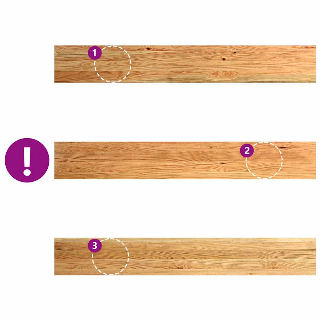 vidaXL Davanzali 2 pz Marrone Chiaro 140x20x2cm Legno Massello Rovere