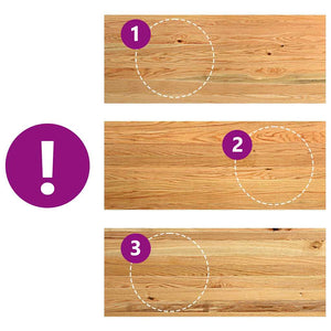 Davanzali 2 pz Marrone Chiaro 100x40x2 cm Legno Massello Rovere 4009160