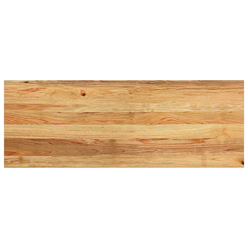 vidaXL Davanzali 2 pz Marrone Chiaro 110x40x2 cm Legno Massello Rovere