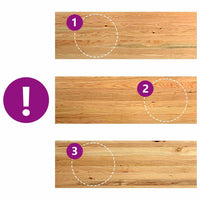 vidaXL Davanzali 2 pz Marrone Chiaro 120x40x2 cm Legno Massello Rovere