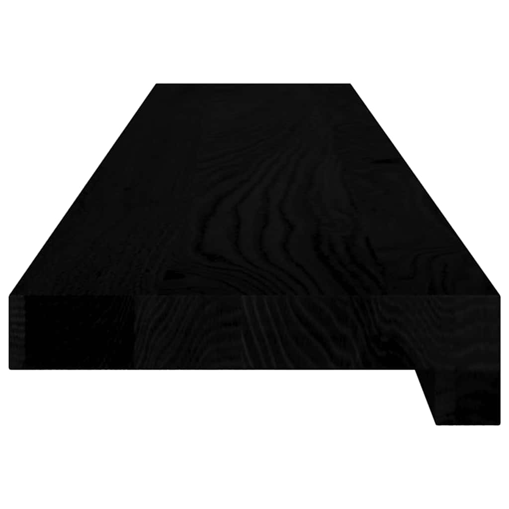 vidaXL Davanzali 2 pz Marrone Scuro 100x15x2 cm Legno Massello Rovere