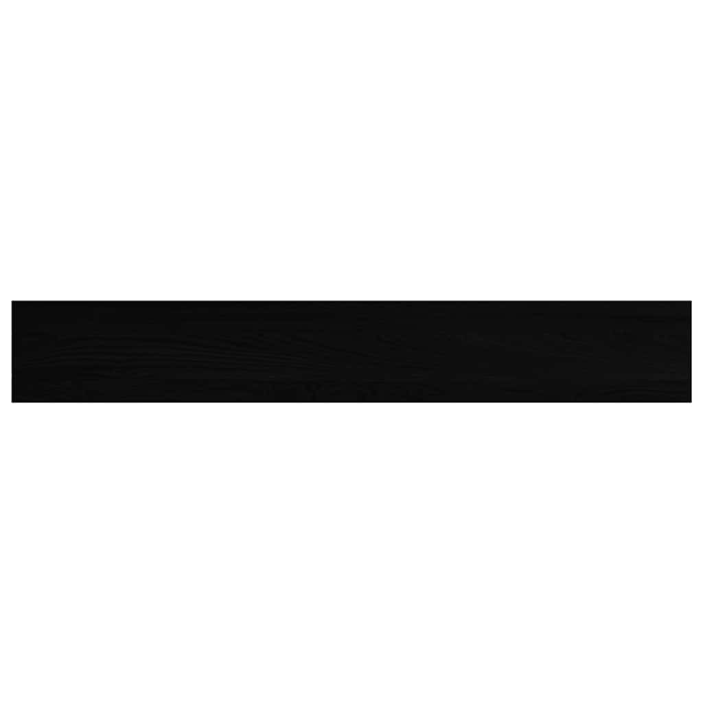 vidaXL Davanzali 2 pz Marrone Scuro 100x15x2 cm Legno Massello Rovere