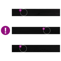 Davanzali 2 pz Marrone Scuro 100x15x2 cm Legno Massello Rovere 4009168