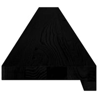 Davanzali 2 pz Marrone Scuro 160x15x2 cm Legno Massello Rovere 4009172