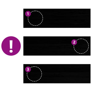 Davanzali 2 pz Marrone Scuro 70x20x2 cm Legno Massello Rovere